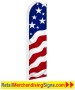 Feather Banner FLAG ONLY, USA Flag Design, New Glory (Patriotic) 